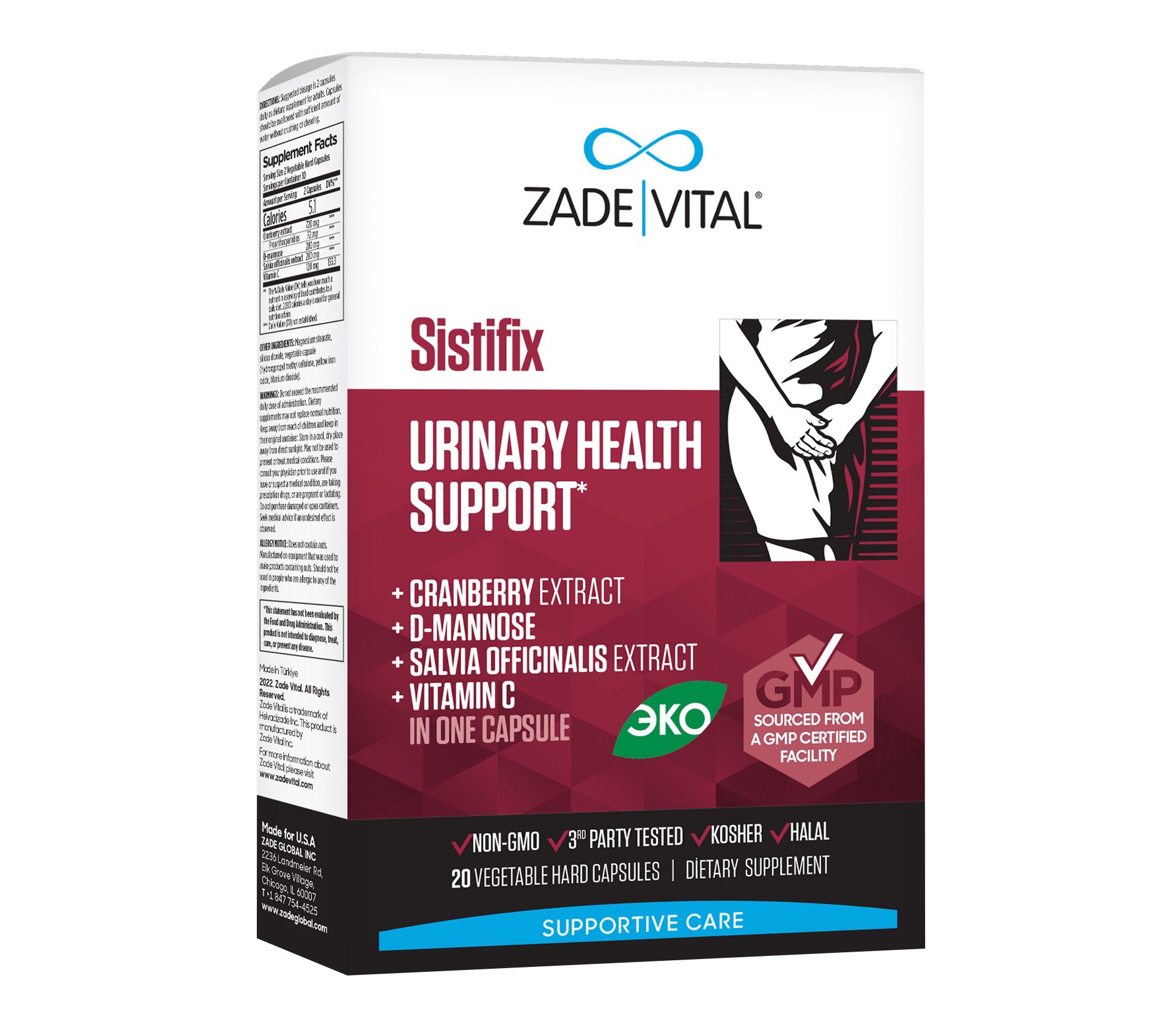 Sistifix Zade Vital, 20 капсул (Систификс)